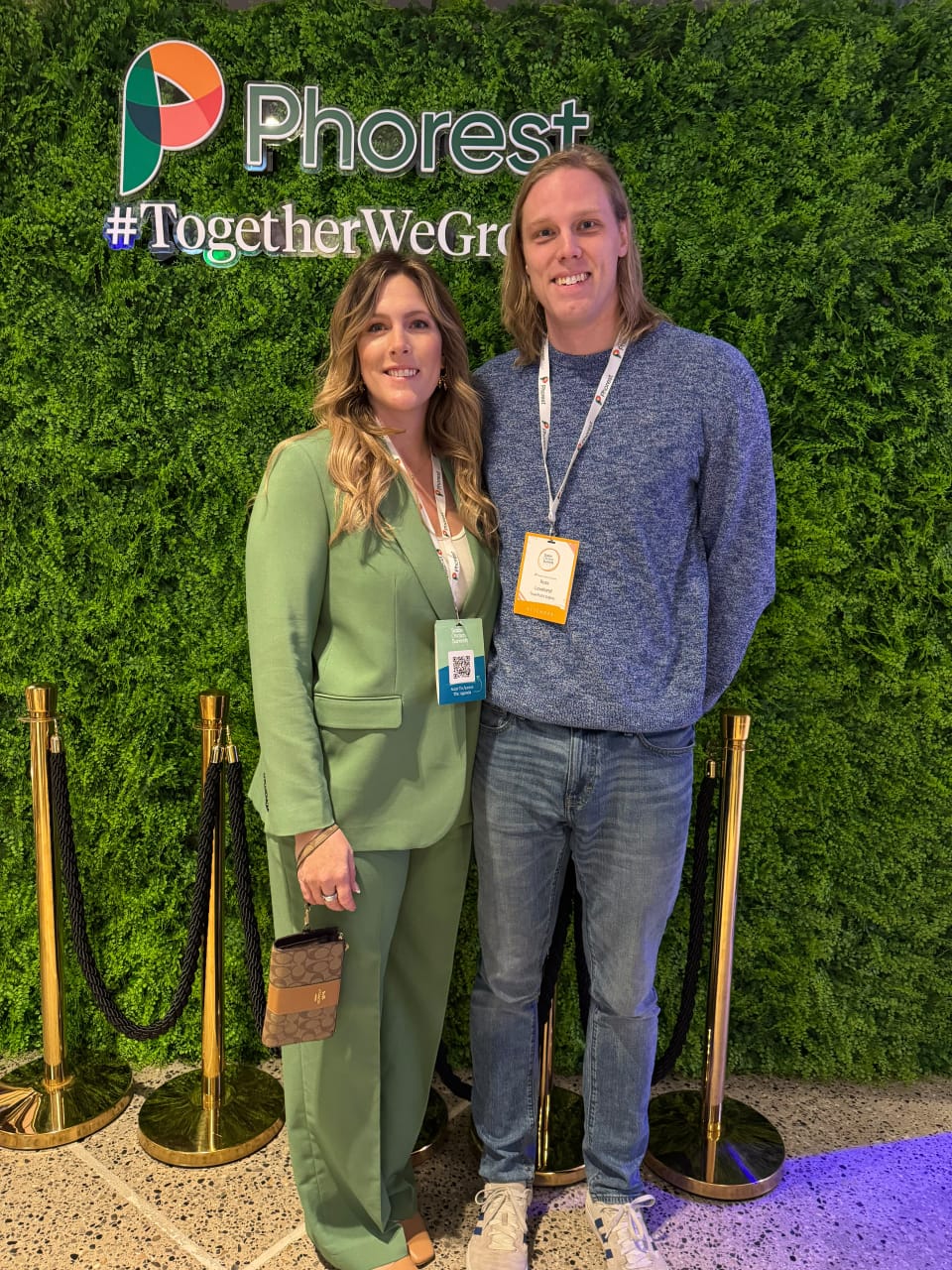 Ross at an industry event