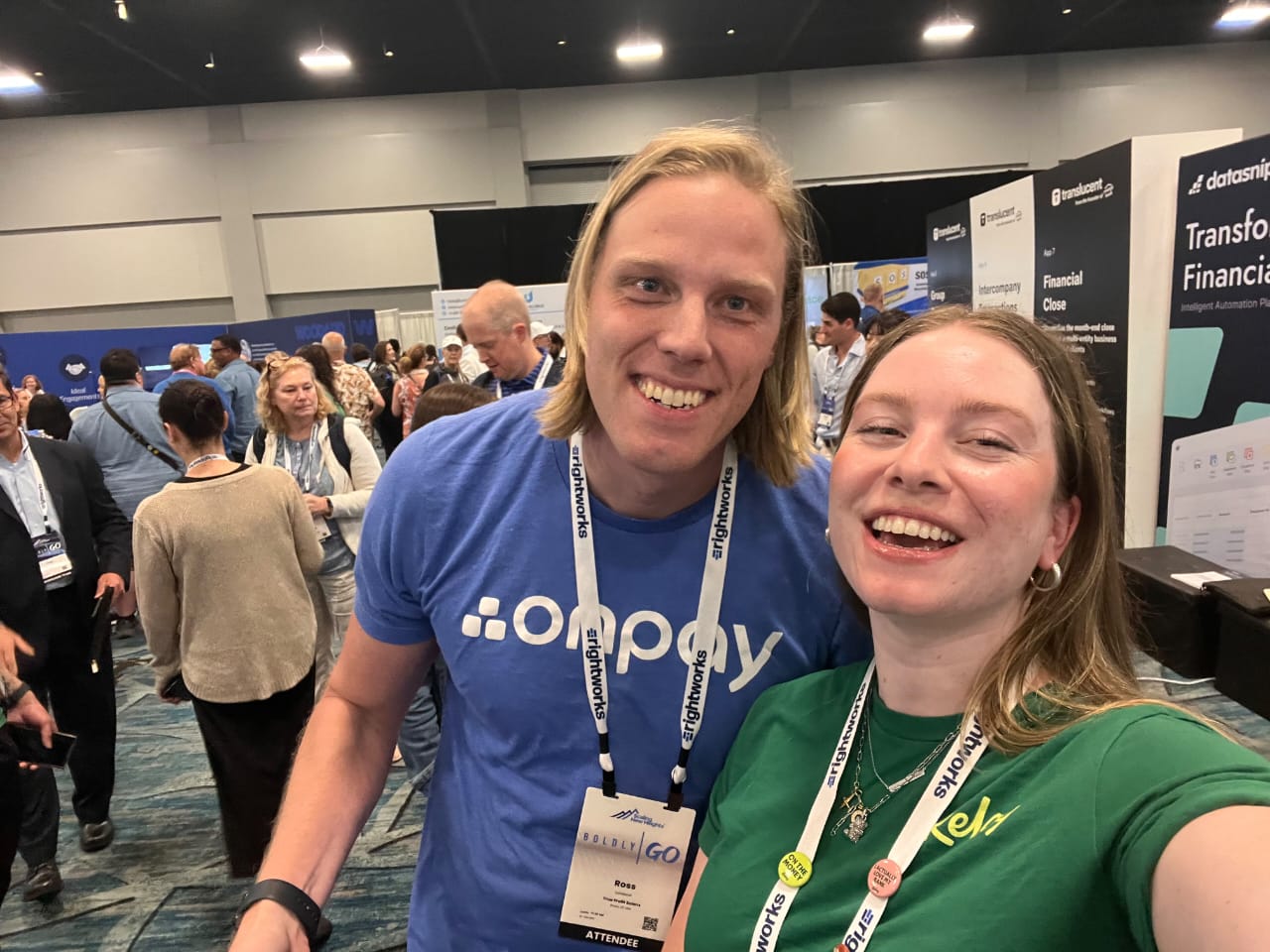 Ross at an industry event