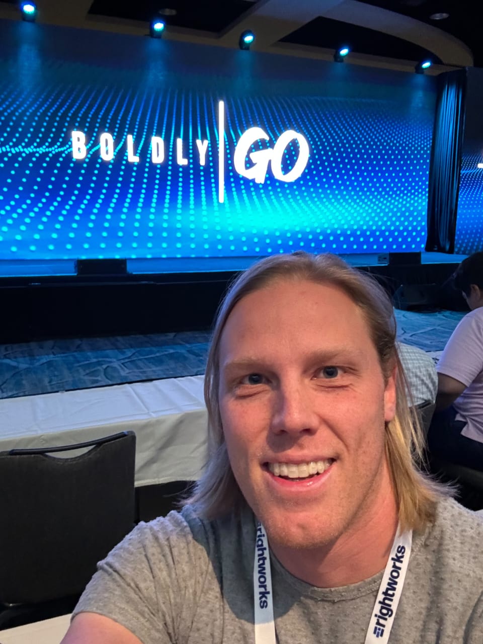 Ross at an industry event